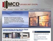 Tablet Screenshot of mcdoorgroup.com